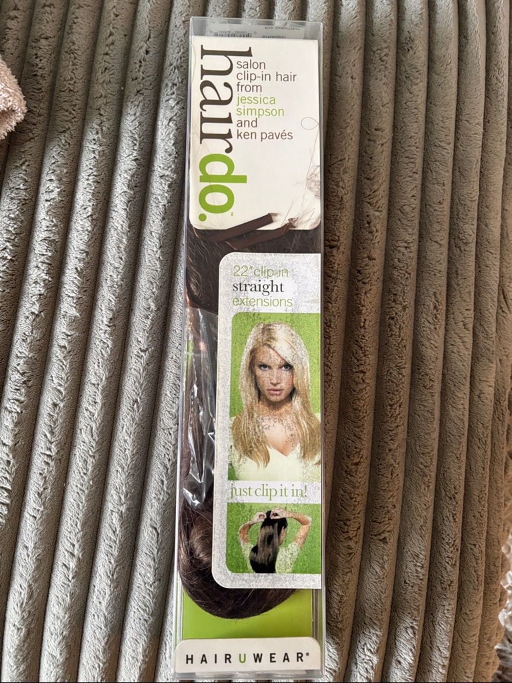 Hair do by Ken Paves 22" Clip-In Straight Hair Extensions - Brown